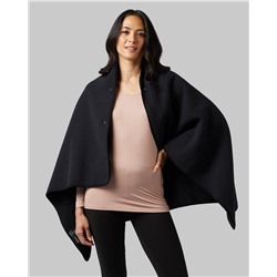 WOMEN'S FLEECE-LINED SHERPA WEARABLE BLANKET
