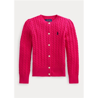 Girls 2-6x Mini-Cable Cotton Cardigan