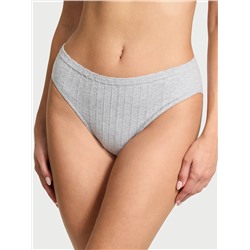 Stretch Cotton Rib Brief Panty