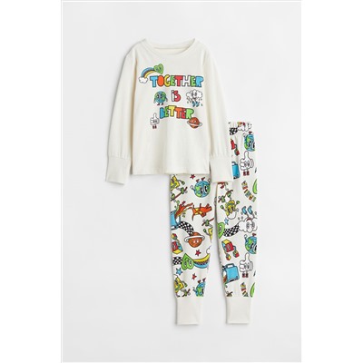 Pyjama mit Umschlagbündchen