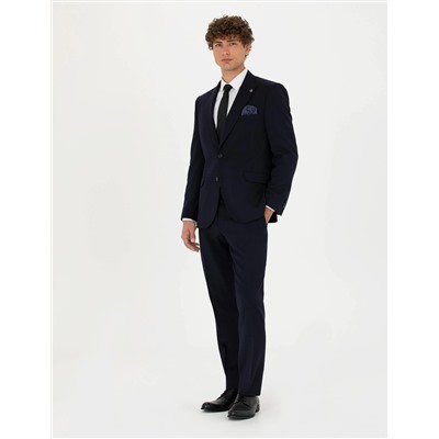 Lacivert Slim Fit Takım Elbise