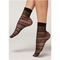 Modische transparente Socken