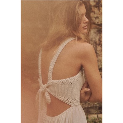 COMBINATION KNIT DRESS