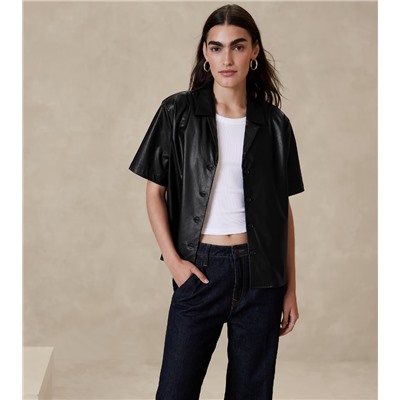 Vegan Leather Shirt
