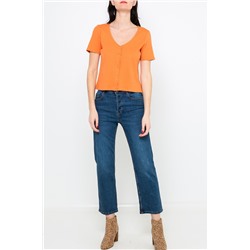 Camiseta Naranja claro