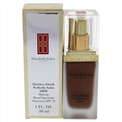 Flawless finish perfectly satin 24hr makeup spf 15 - 17 cocoa by for women - 1 oz foundation Elizabeth Arden