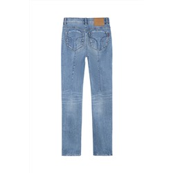 Vaquero skinny fit push-up Azul claro