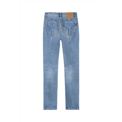 Vaquero skinny fit push-up Azul claro