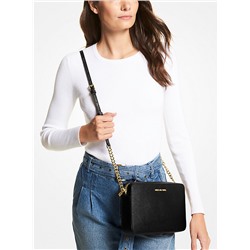 Jet Set Large Saffiano Leather Crossbody Bag
