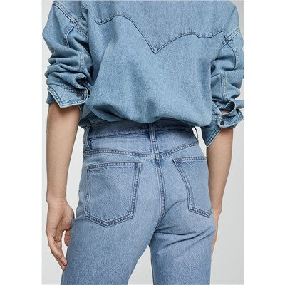 Jeans rectos tiro medio
