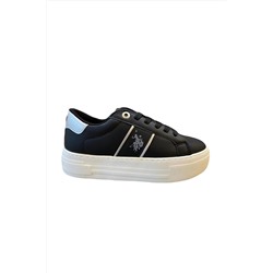 U.S. Polo Assn. Tamos 2fx Siyah Kadın Dolgu Taban Sneaker A10110094112010