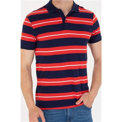 Erkek Lacivert Polo Yaka Tişört