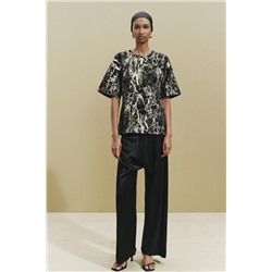 INTERLOCK METALLIC T-SHIRT