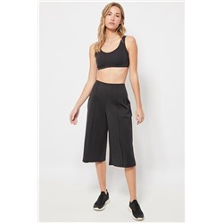 Bermudas con cintura alta Negro