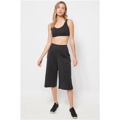 Bermudas con cintura alta Negro