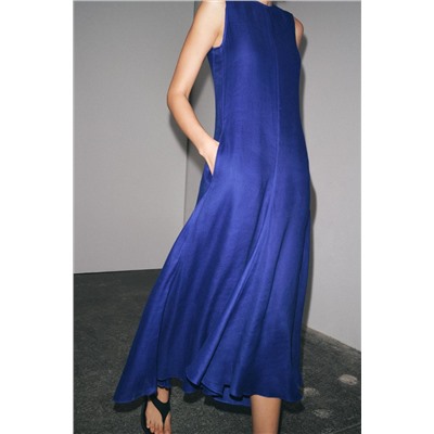 ZW COLLECTION LINEN BLEND DRESS