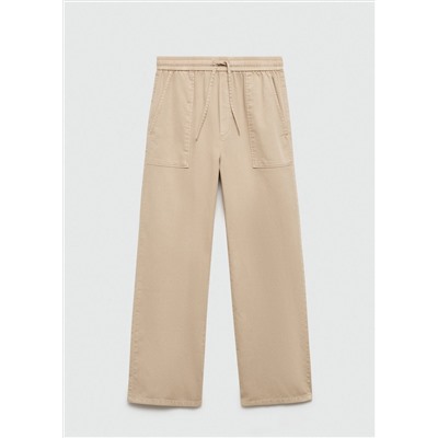 Pantalón algodón cintura elástica