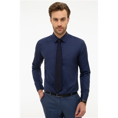 Pierre Cardin Lacivert Slim Fit Basic Gömlek G021GL004.000.1111984