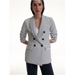 Gestreifte Jacke