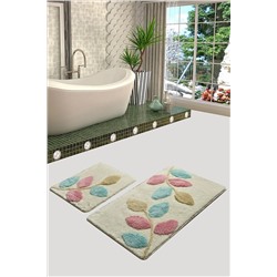 Chilai Home Innovıa Renkli 2 Lı Set Banyo Halısı Paspas Seti, Klozet Takımı 8682125920962