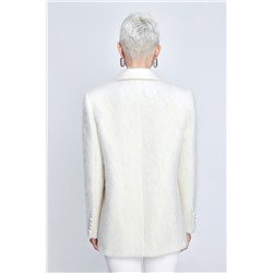 Blazer de lana Blanco