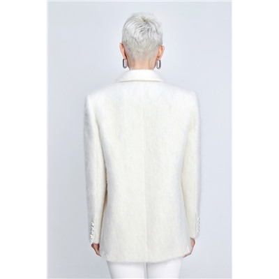 Blazer de lana Blanco