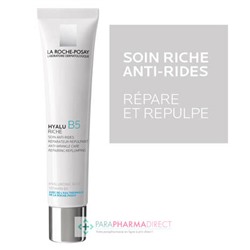 La Roche Posay Hyalu B5 Riche - Soin Anti-Rides Réparateur Repulpant 40ml