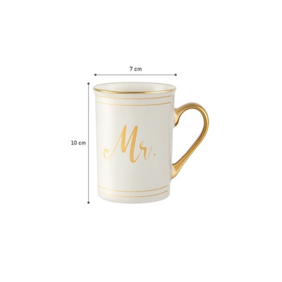 Reve Dina Kupa - Beyaz/Gold - 280 ml