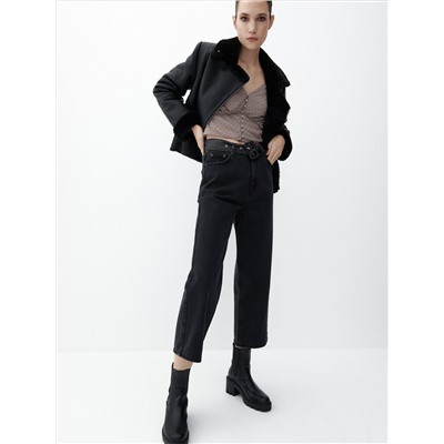 Gemusterte Bluse