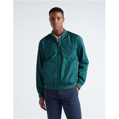 Bomber Jacket, Men, Dark Green