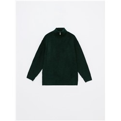 Zip neck sweater