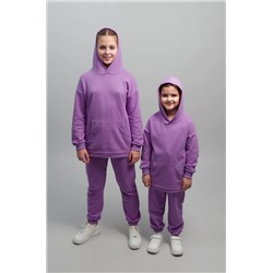 Костюм для девочки оверсайз из футера трехнитки Happyfox