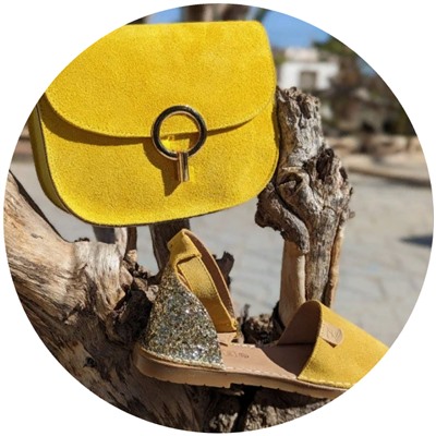 AB.Zapatos · 966 · AMARILLO+AB.Z PELLE Djuli ser (410) amarillo