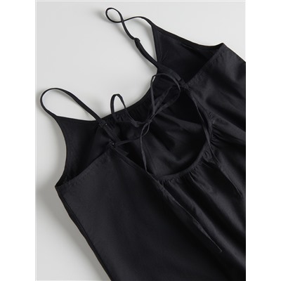Maxikleid aus Leinenmischung