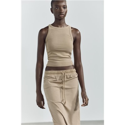 TOP HALTER EFECTO LAVADO