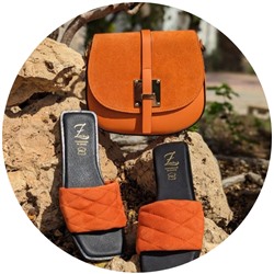 Ab.Zapatos 3420 MANDARINA+PELLE · 2704 Naranja АКЦИЯ