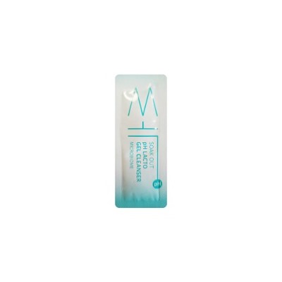 [Sample] Soak Out pH Lacto Gel Cleanser (1ml*10ea), Гипоаллергенная очищающая пенка с лактобактериями