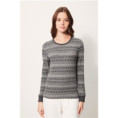 Jersey Antracita y crema