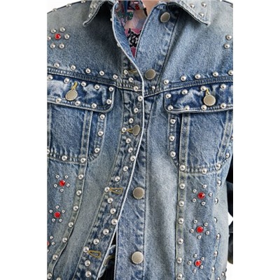Chaqueta vaquera tachuelas Johnson Hartig