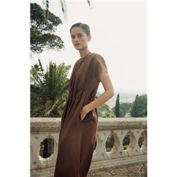 ZW COLLECTION PLEATED MIDI DRESS