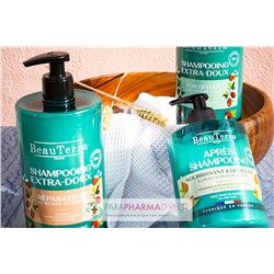 BeauTerra Shampooing Extra-Doux - Réparateur - Cheveux Secs & Abimés 750 mL