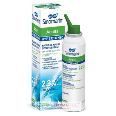 Sinomarin Hypertonique - Décongestionnant Nasal Naturel - Adulte 125ml
