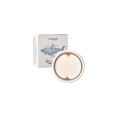 Shark's Fin Collagen Anti-Wrinkle Eye Patch, Антивозрастные патчи для век с экстрактом акульего плавника и коллагеном