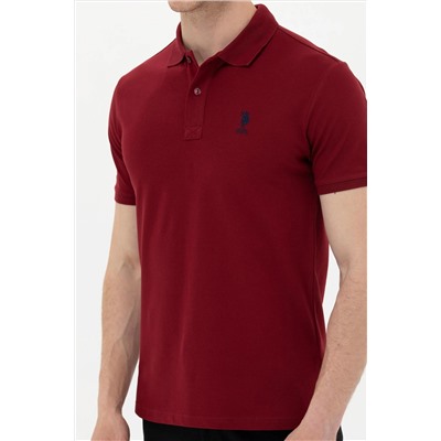 Erkek Plum Basic Polo Yaka Tişört