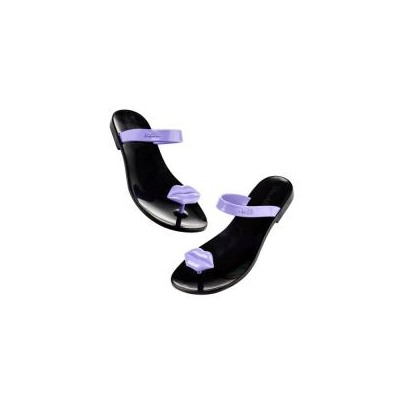 Сандалии Zhoelala KISS (сиреневый+черный) / Zhoelala KISS (PURPLE+BLACK)