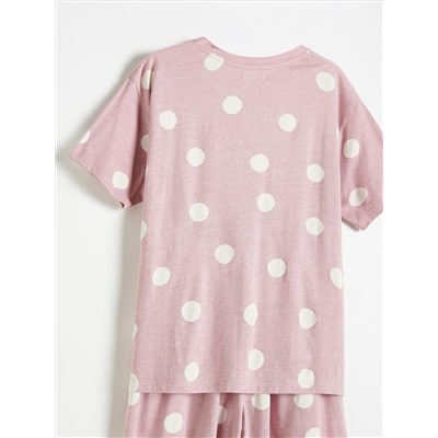 Pyjama-Set mit Punkten