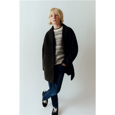 SYNTHETIC WOOL COAT