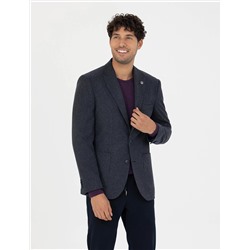 Lacivert Slim Fit Ceket