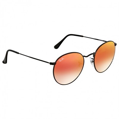 RAY BAN Round Orange Gradient Flash Sunglasses