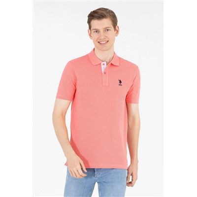 Erkek Nar Çiçeği Basic Polo Yaka Tişört